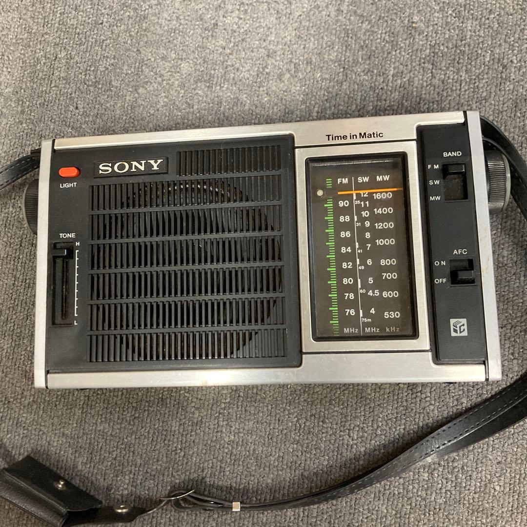 昭和レトロ70年代SONY ポータブルラジオ ICF-5350FM/AM/SW