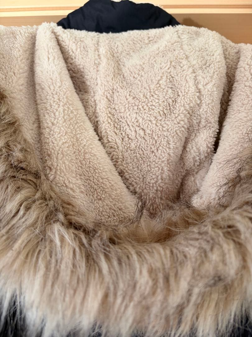 ラルフローレン　フード付きダウンコート ネイビー　M ロングダウンジャケット