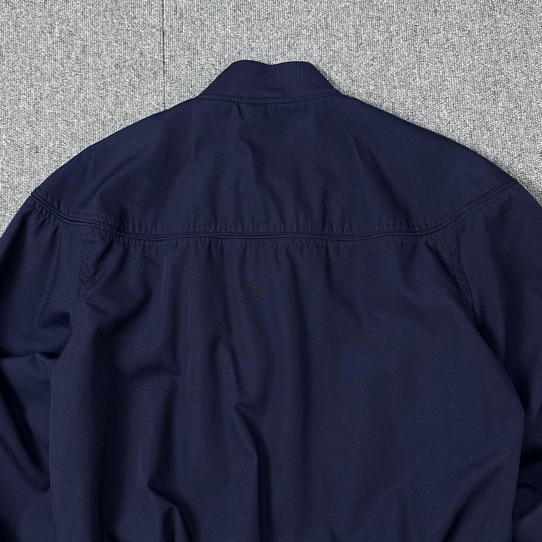 90s カップショルダージャケット ネイビー ダービージャケット ブルゾン