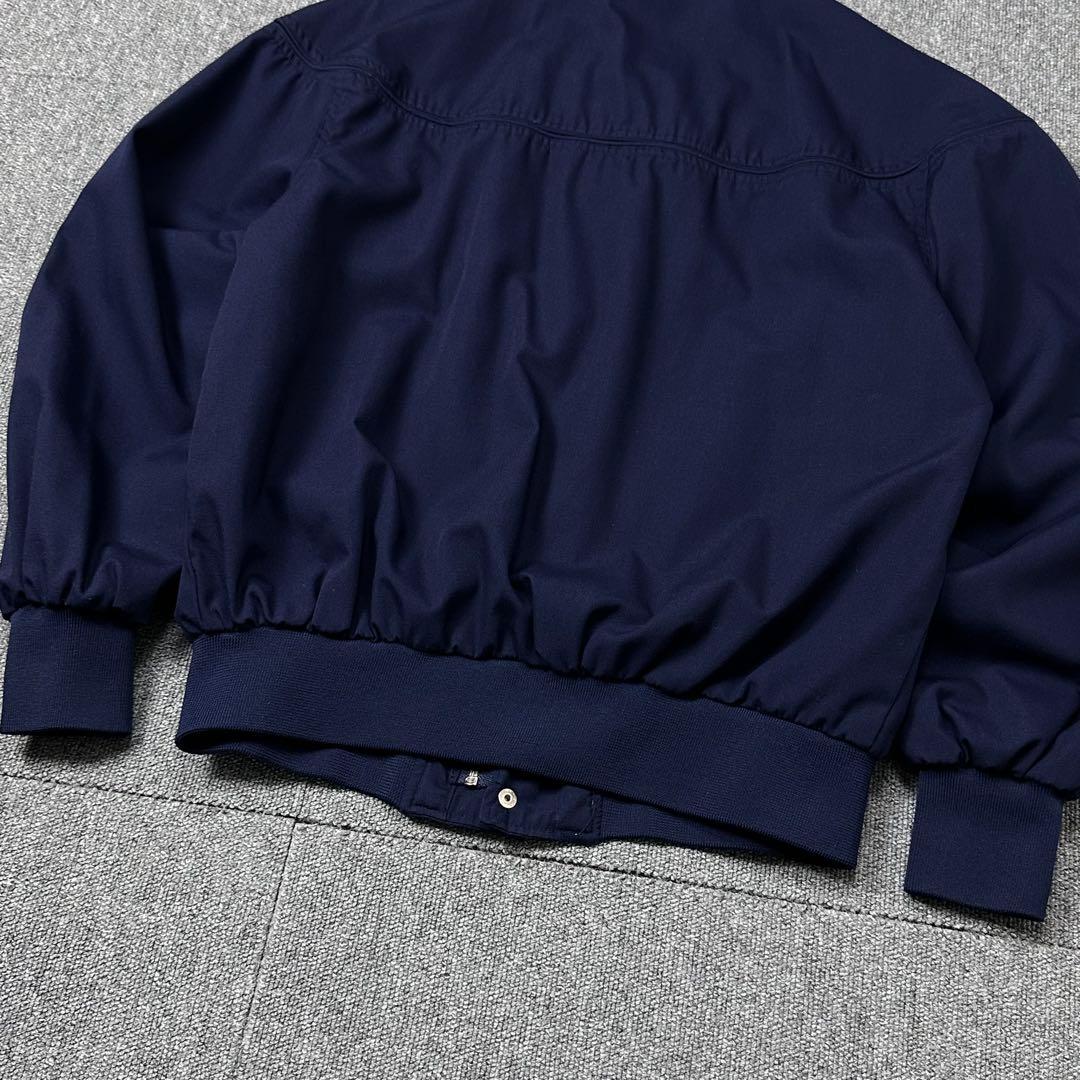90s カップショルダージャケット ネイビー ダービージャケット ブルゾン