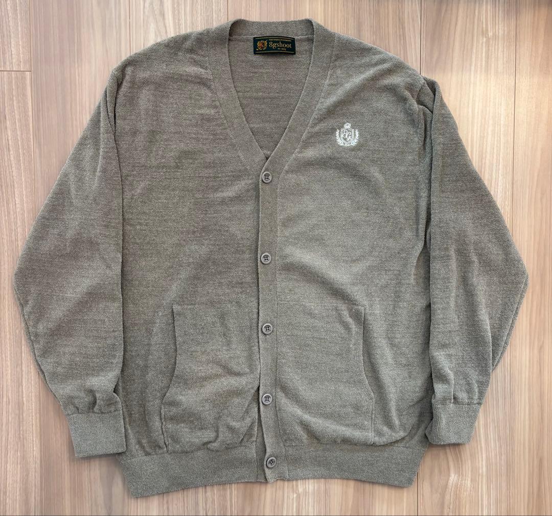 さ*ぶ様 8G SHOOT CHENILLE KNIT CARDIGAN -GR