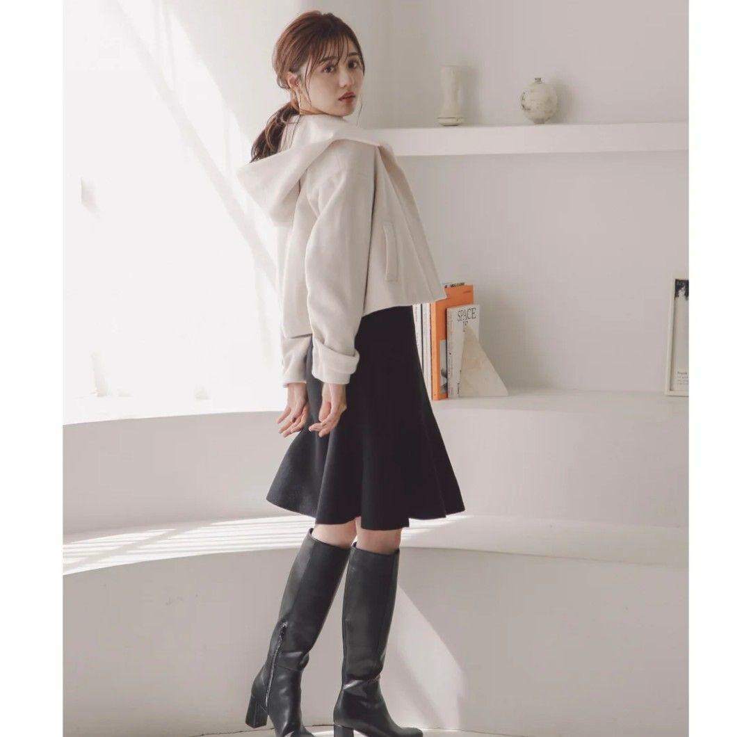 新品 ✨ROPORTION BODY DRESSING フード襟ショートコート