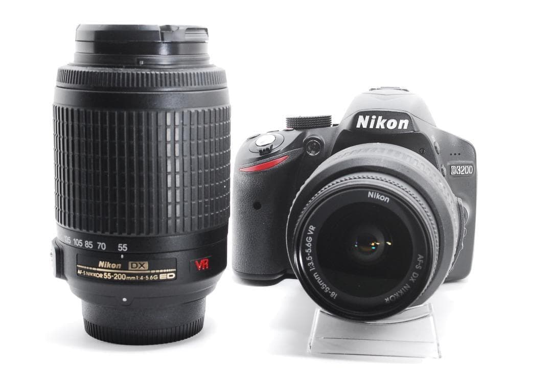 Nikon D3200 標準＋望遠セット【超高画質×ダブルVR】