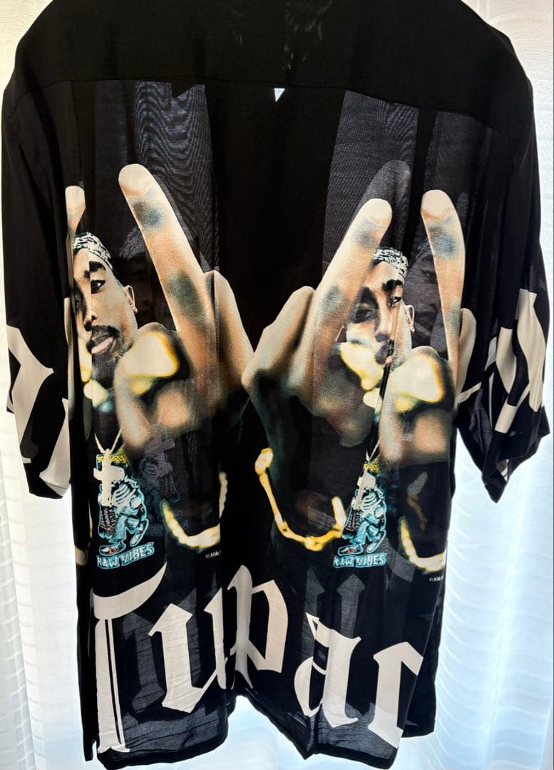 即完売品　極美品　ワコマリア×2pac アロハシャツ　Mサイズ
