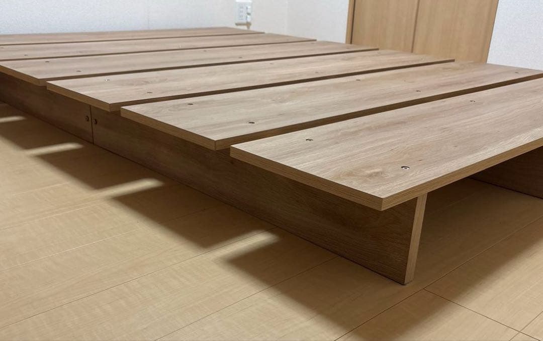 LOWYA すのこベット　ロータイプ　セミダブルベッドフレーム