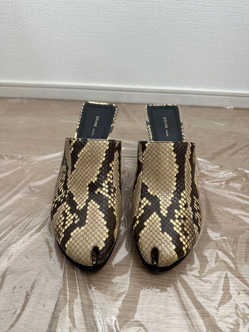 CELINE セリーヌ パイソン ミュール フィービー 38.5