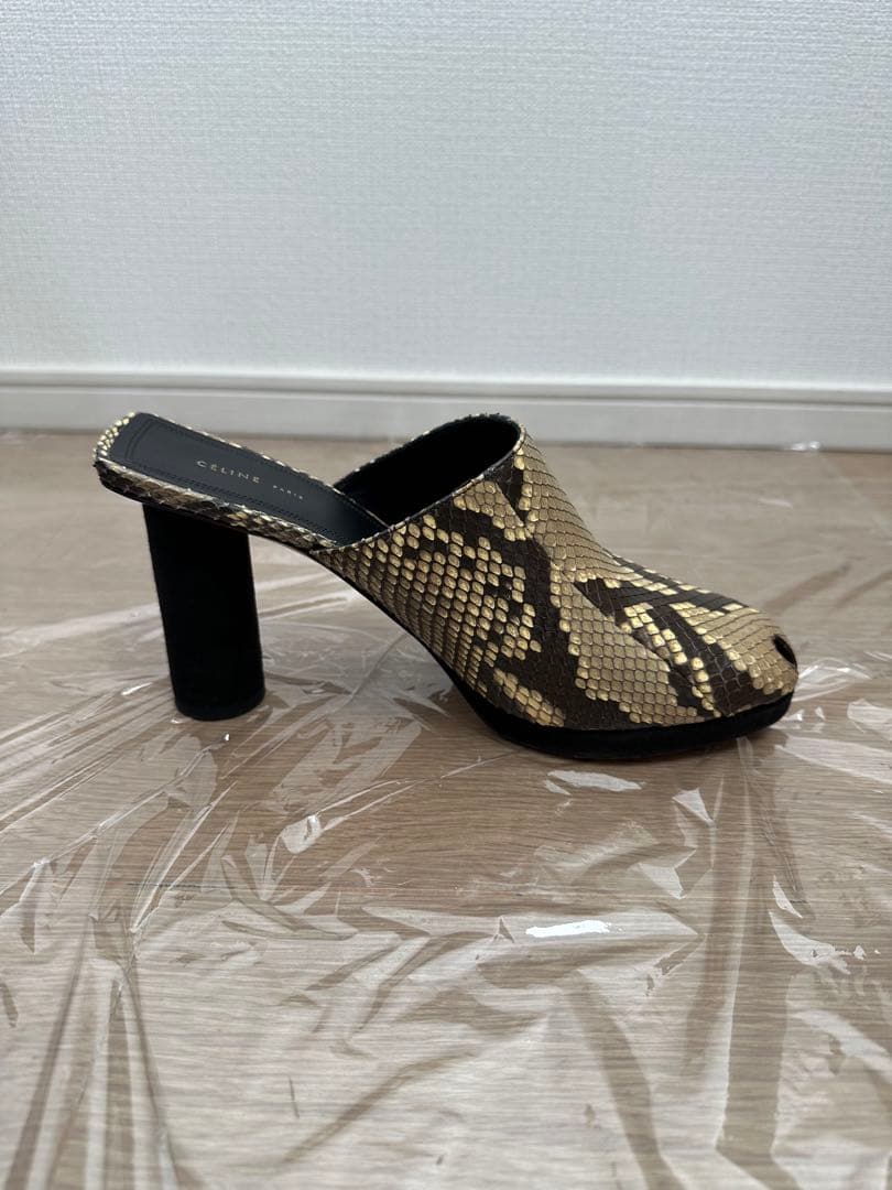 CELINE セリーヌ パイソン ミュール フィービー 38.5