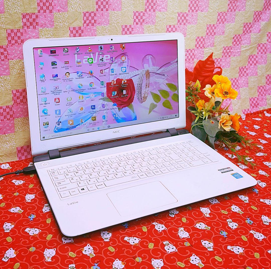 薄型NEC/Win11/新品SSD256G/高速メモリ8G/カメラ/高年式モデル