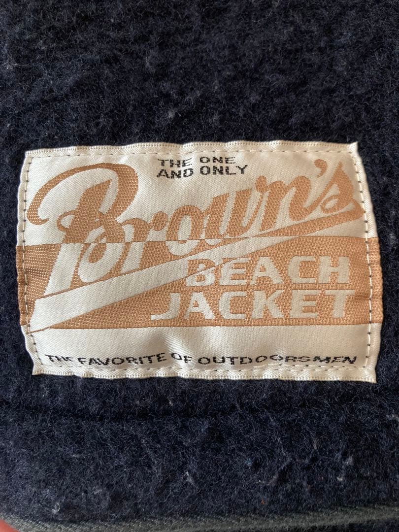 BROWN’S BEACH ブラウンズビーチ　ベスト　ごま塩　ロストヒルズ復刻