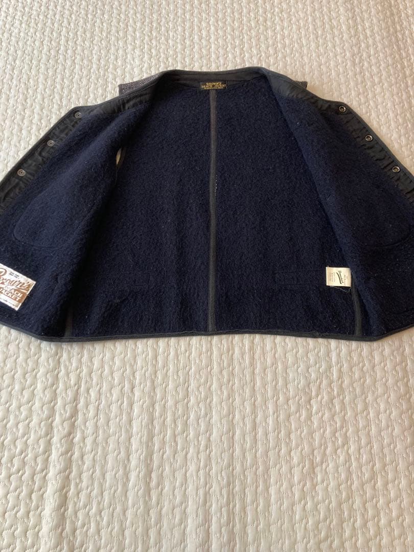 BROWN’S BEACH ブラウンズビーチ　ベスト　ごま塩　ロストヒルズ復刻