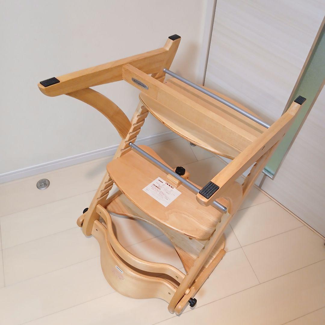 ☆美品☆大和屋　すくすくチェア イーエヌ　テーブル＆ガード付