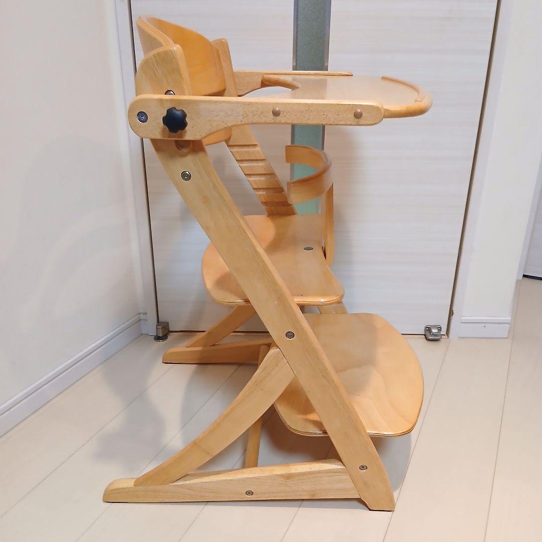 ☆美品☆大和屋　すくすくチェア イーエヌ　テーブル＆ガード付