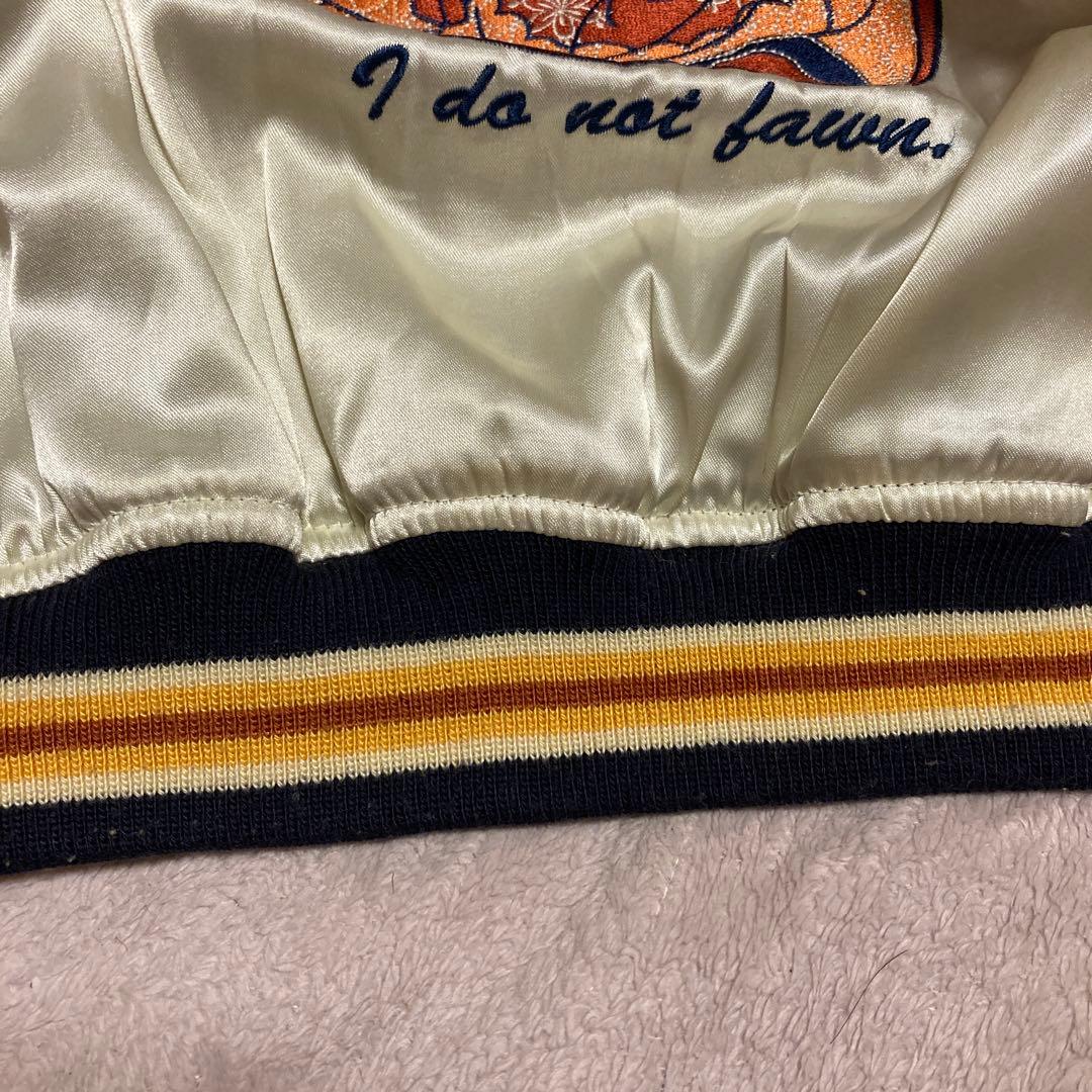 ピークドイエロー⭐︎スカジャンguitar girlサイズ40