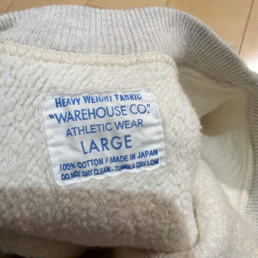 ウエアハウス WAREHOUSE CO. ヘビーウェイト スウェット Lリバース