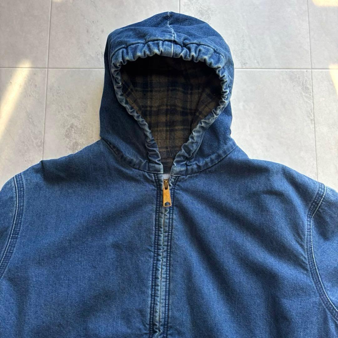 【Vintage】カーハート デニム アクティブジャケット 裏地付き 00s