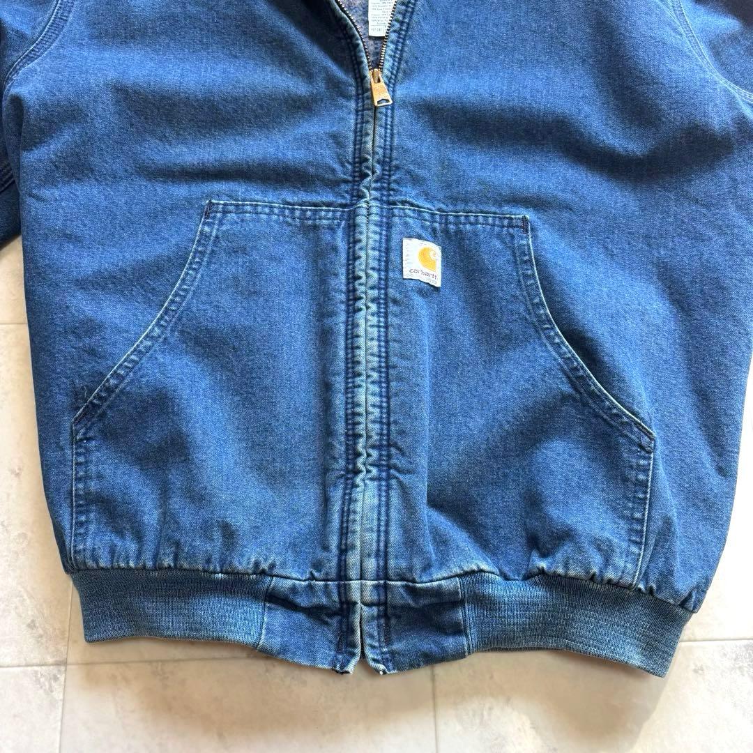 【Vintage】カーハート デニム アクティブジャケット 裏地付き 00s