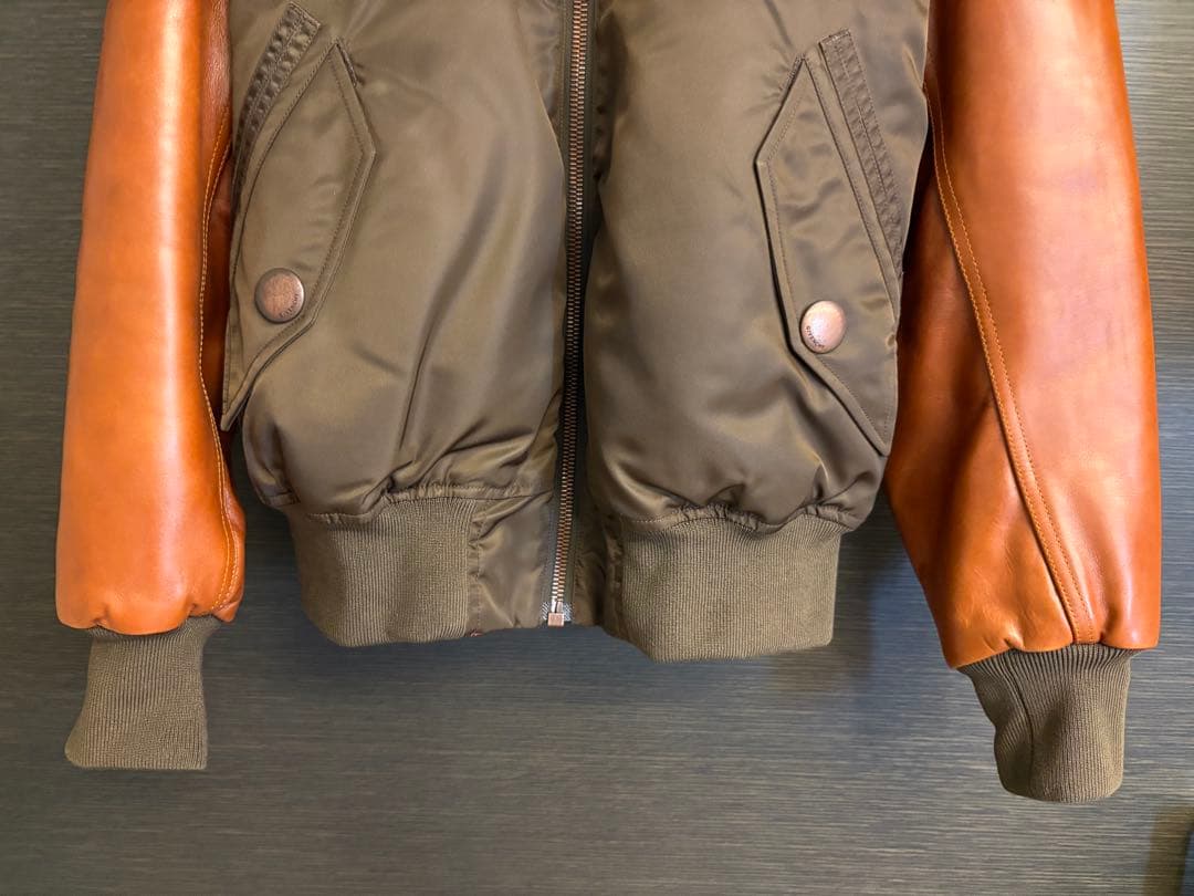 【最終価格45,000円】新品　ジバンシー　￼レザー切替ジャケットL相当