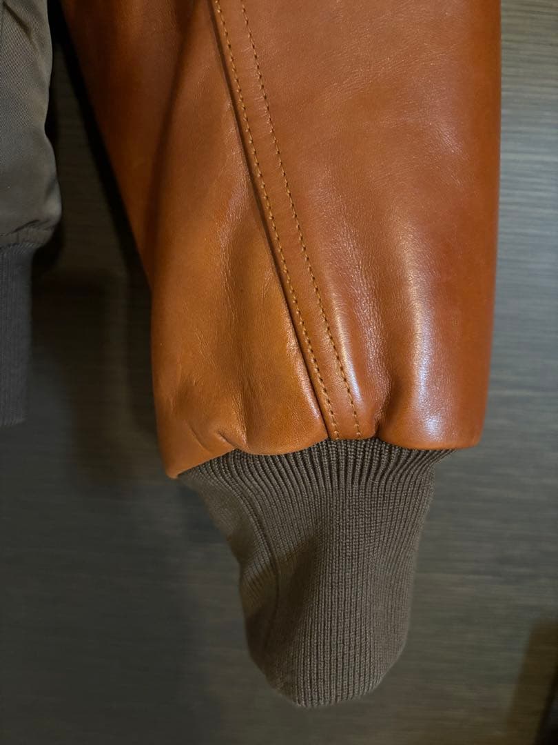 【最終価格45,000円】新品　ジバンシー　￼レザー切替ジャケットL相当