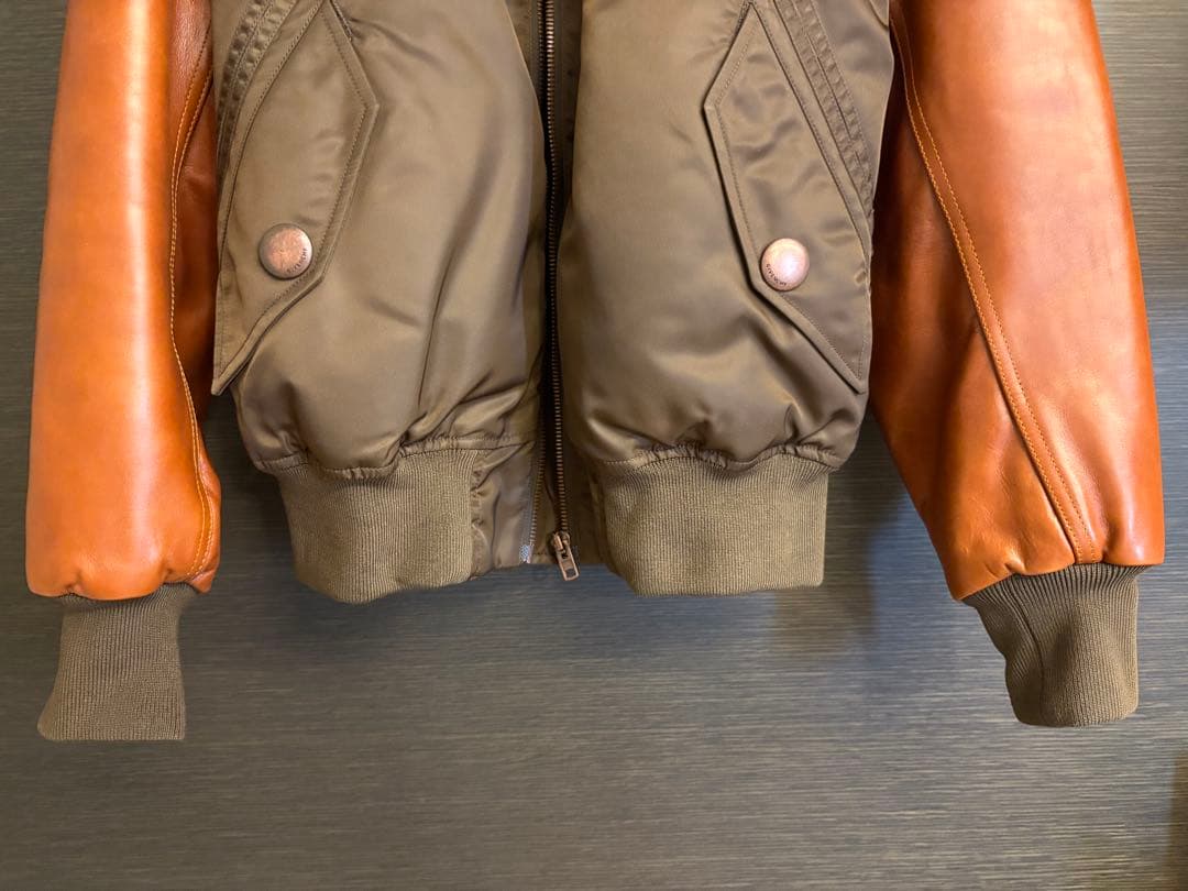 【最終価格45,000円】新品　ジバンシー　￼レザー切替ジャケットL相当