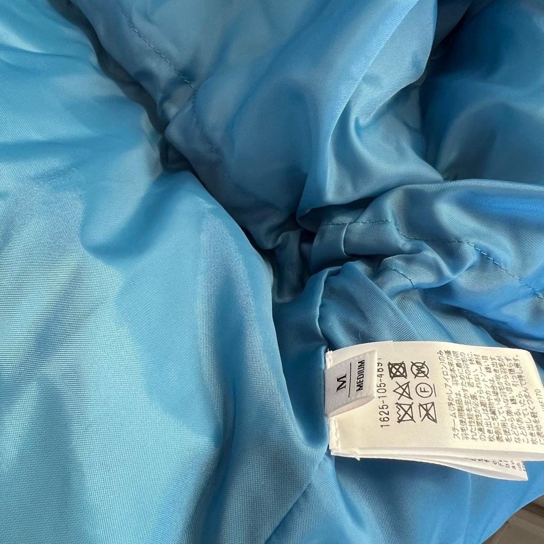 BEAUTY&YOUTH フード付きダウンジャケット 水色M