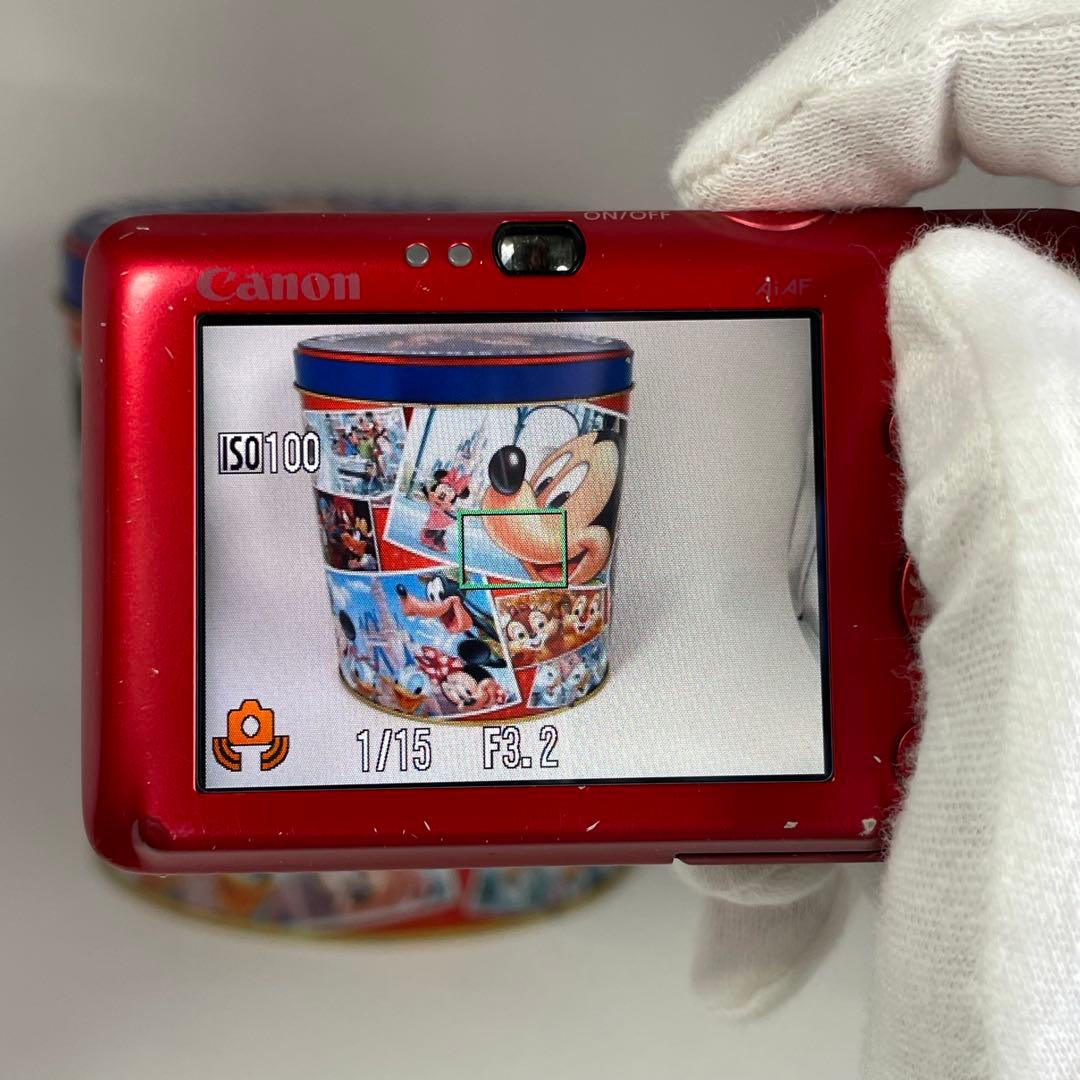 実写良⭕️【動作確認済】Canon IXY 210IS キャノン デジカメ 赤