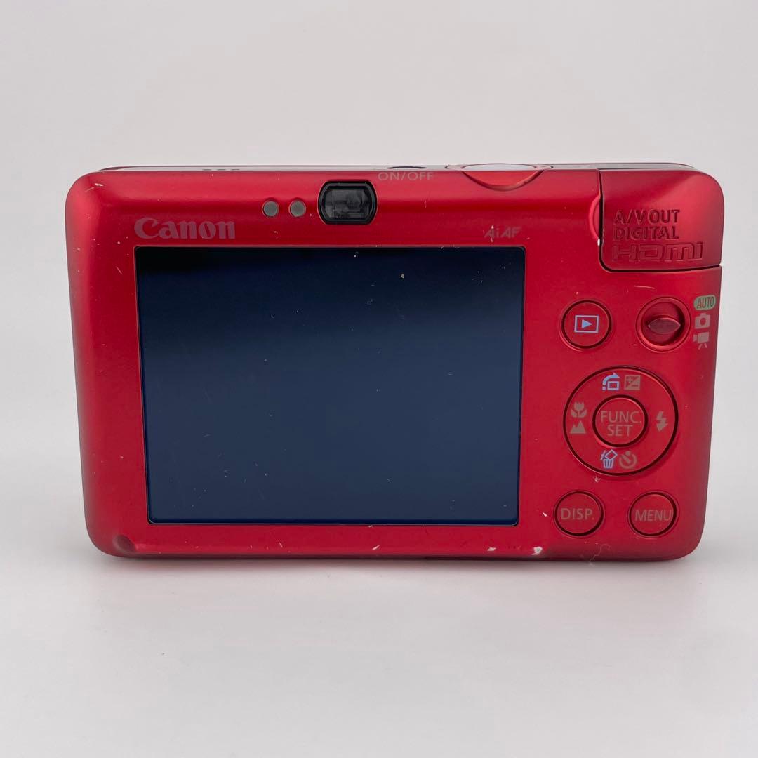 実写良⭕️【動作確認済】Canon IXY 210IS キャノン デジカメ 赤