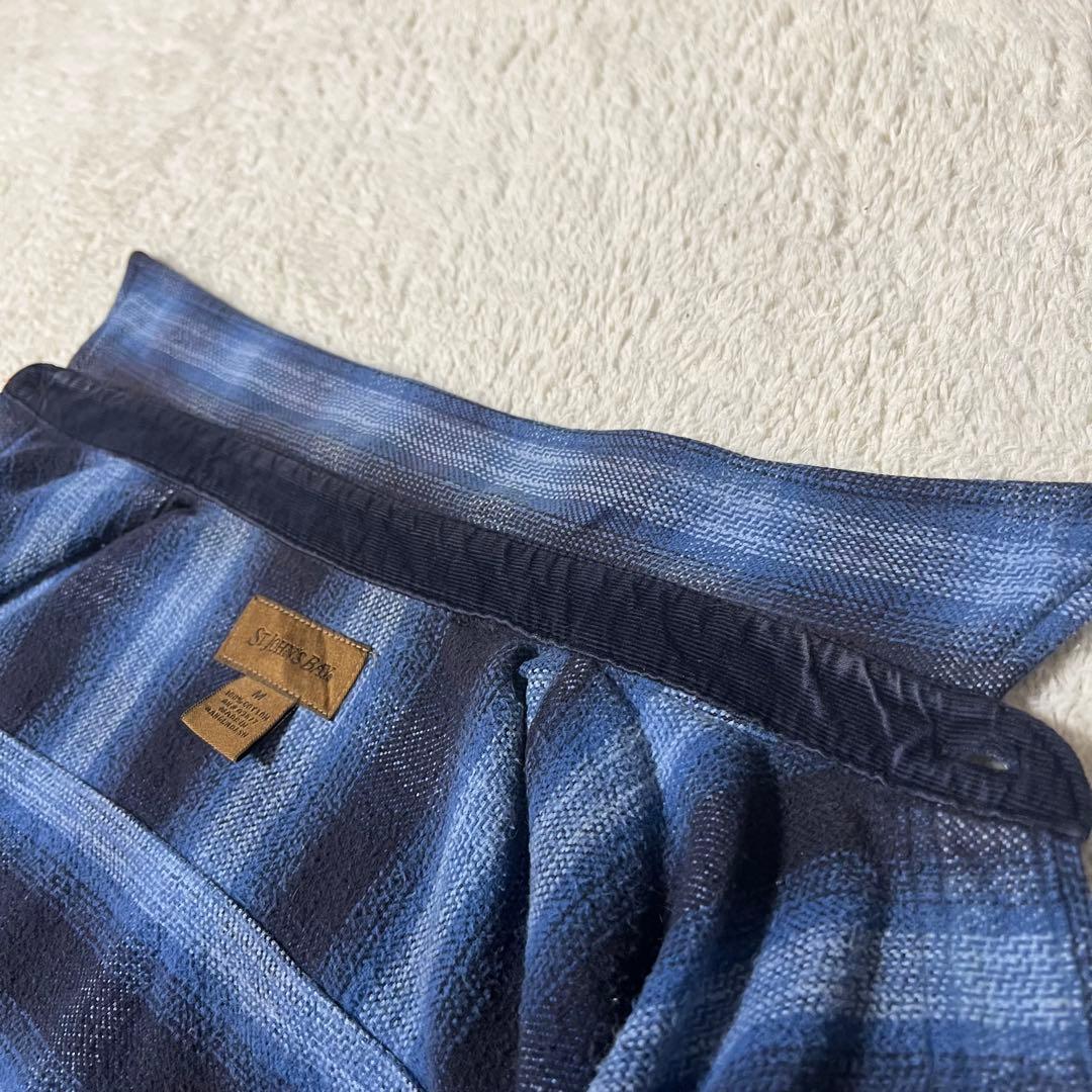 ST JOHN’S BAY フランネルシャツ オンブレ メンズ M