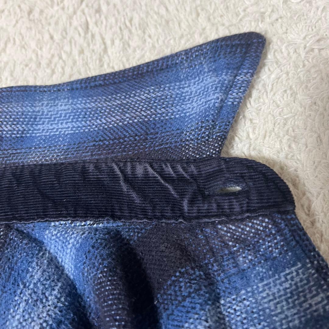 ST JOHN’S BAY フランネルシャツ オンブレ メンズ M