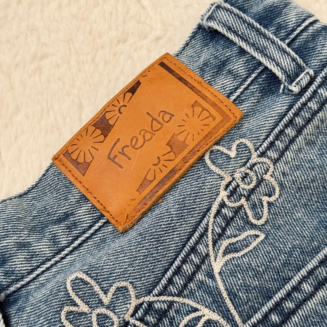 25AW Freada フリーダ チェーンステッチ ワイドデニム