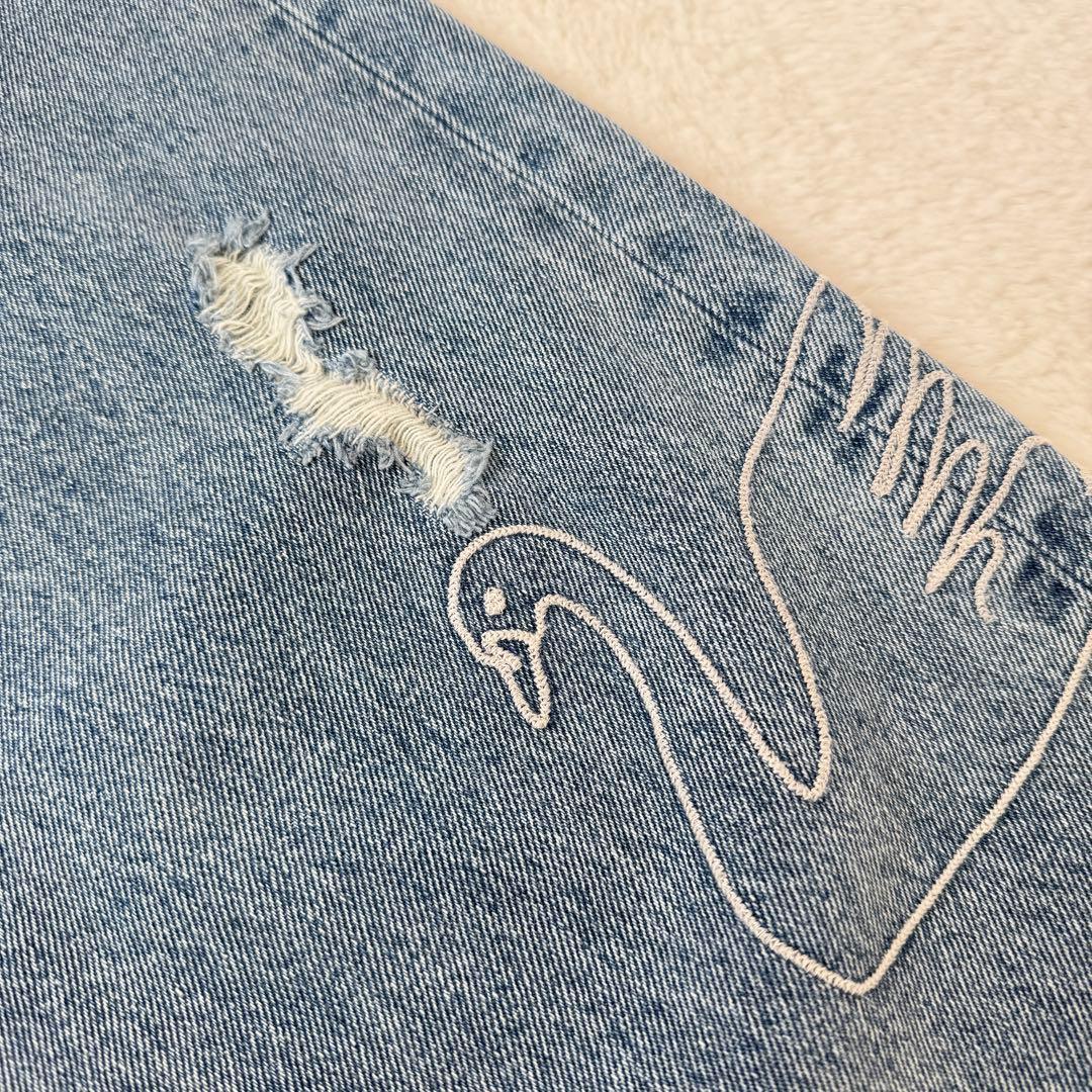 25AW Freada フリーダ チェーンステッチ ワイドデニム