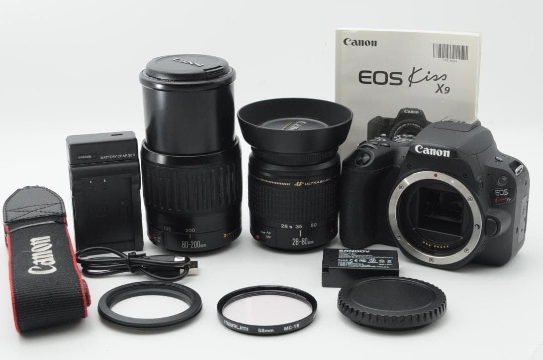 ●新品級⑧●新生活応援● Canon EOS Kiss x9 ダブルレンズ
