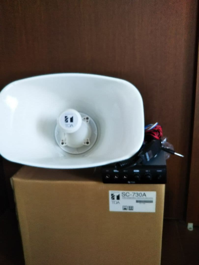 車載スピーカー、マイク、アンプ一式