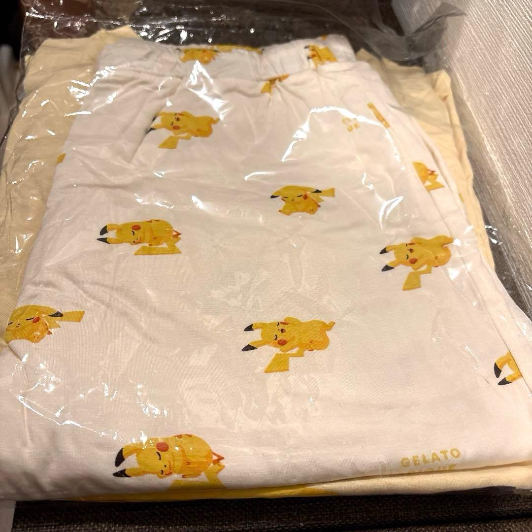 ジェラートピケ　ピカチュウ　パジャマ
