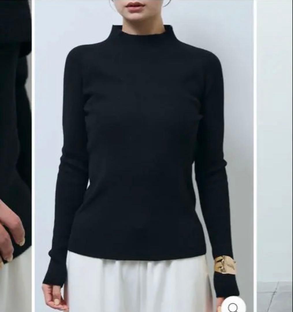 ケープアンサンブルニットフロントジップストラップデザインデニムサロペット3SET