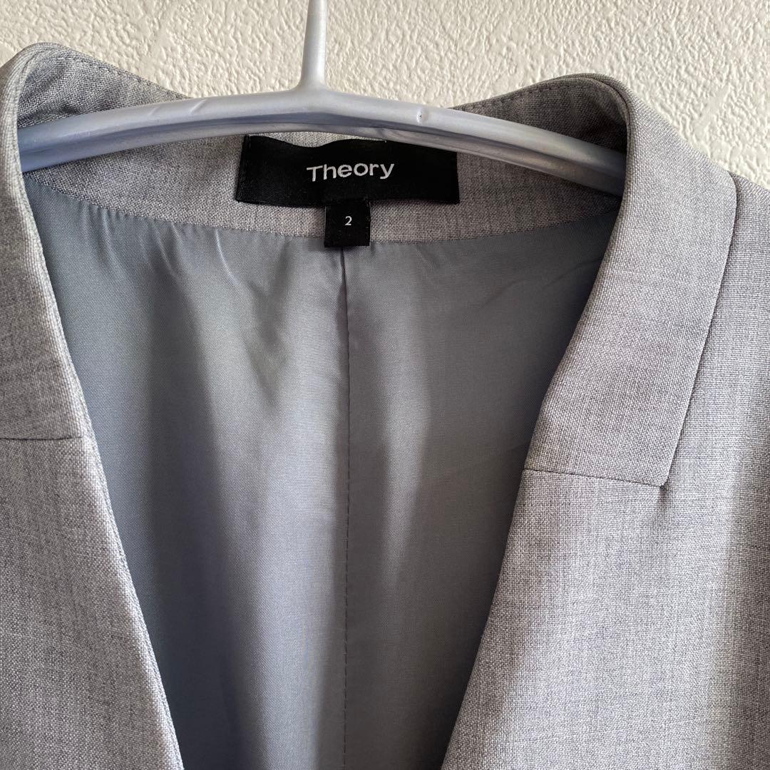 セオリー　スーツ上下　ライトグレー