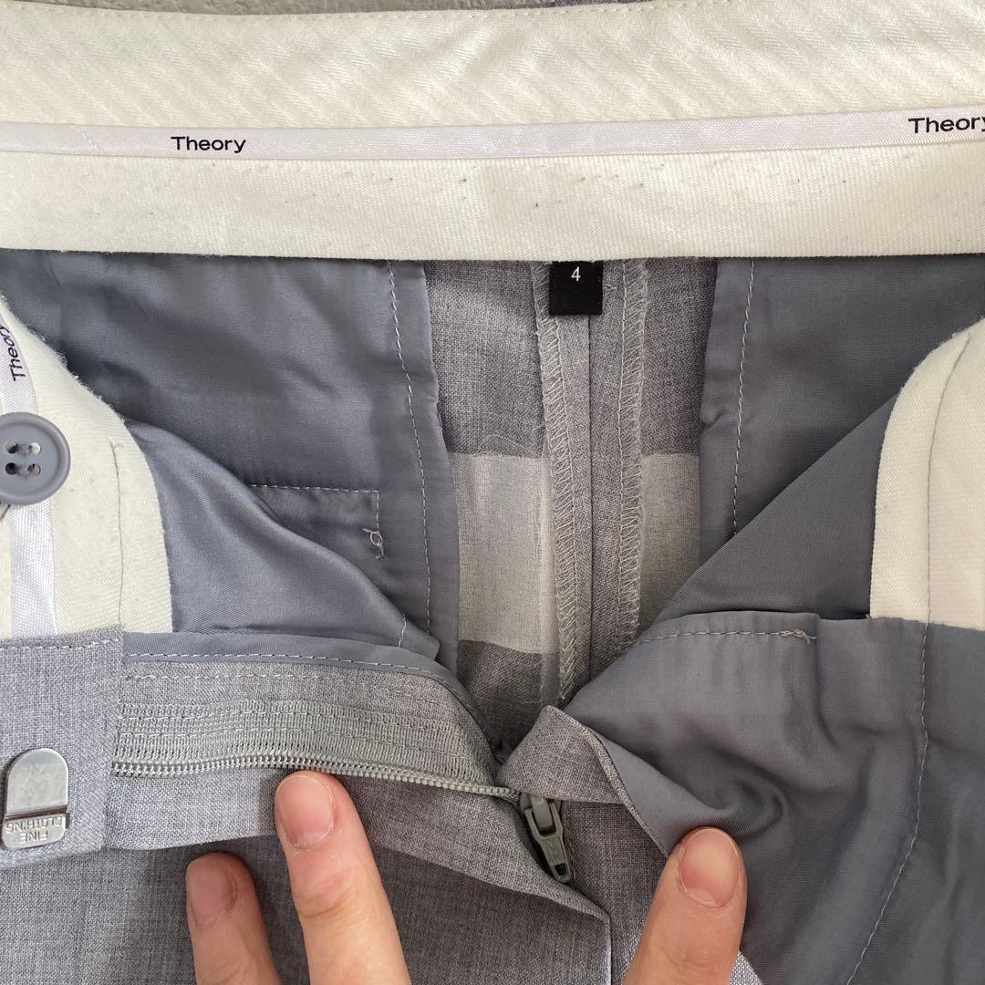 セオリー　スーツ上下　ライトグレー