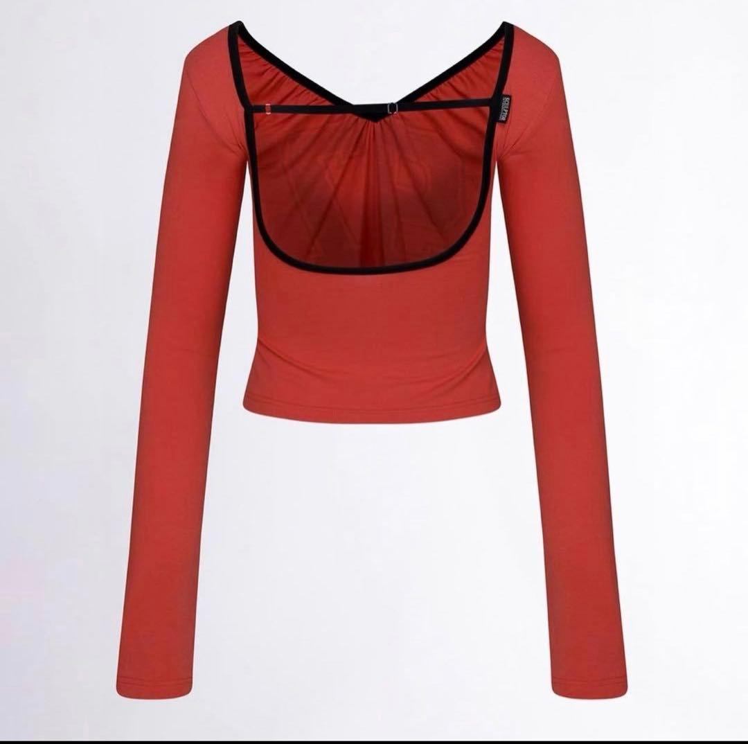 トップス SCULPTOR/Scoop Back Strap Top