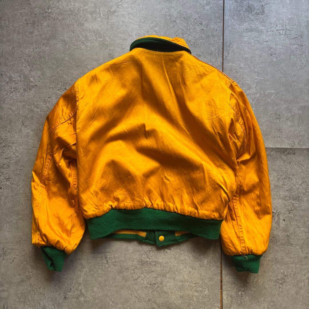 古着　50s 60s リバーシブル　ジャケット　スタジャン　サテン　ヴィンテージ