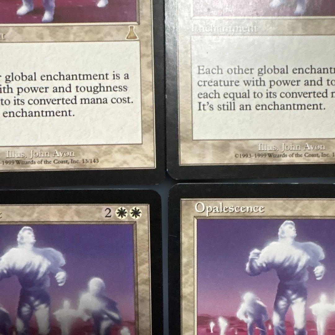 MTG オパール色の輝き　英語版４枚セット