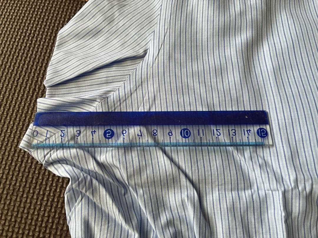 LUIGI BORRELLI ルチアーノ ネイビー ストライピング 41