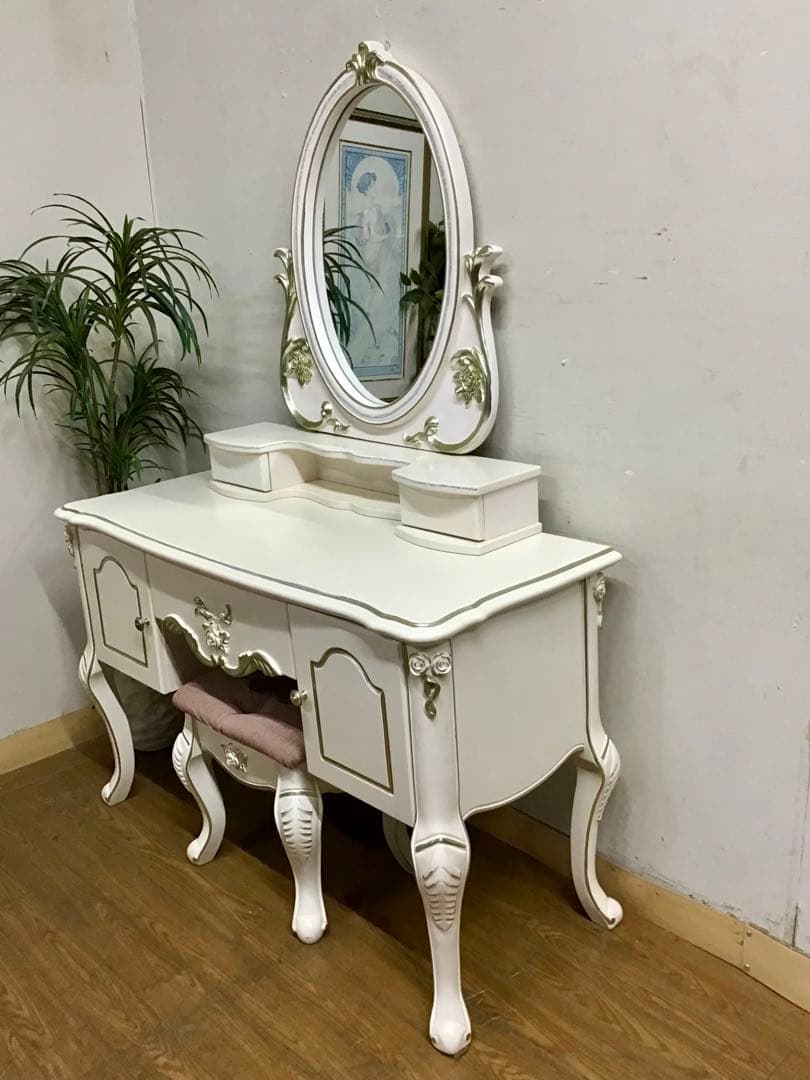 可憐チャン☆管376☆イタリア製☆ロココ調☆姫系☆アンティーク☆ドレッサー