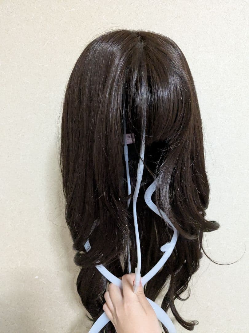 ピンクエイジ　シースルーバング　ダークブラウン