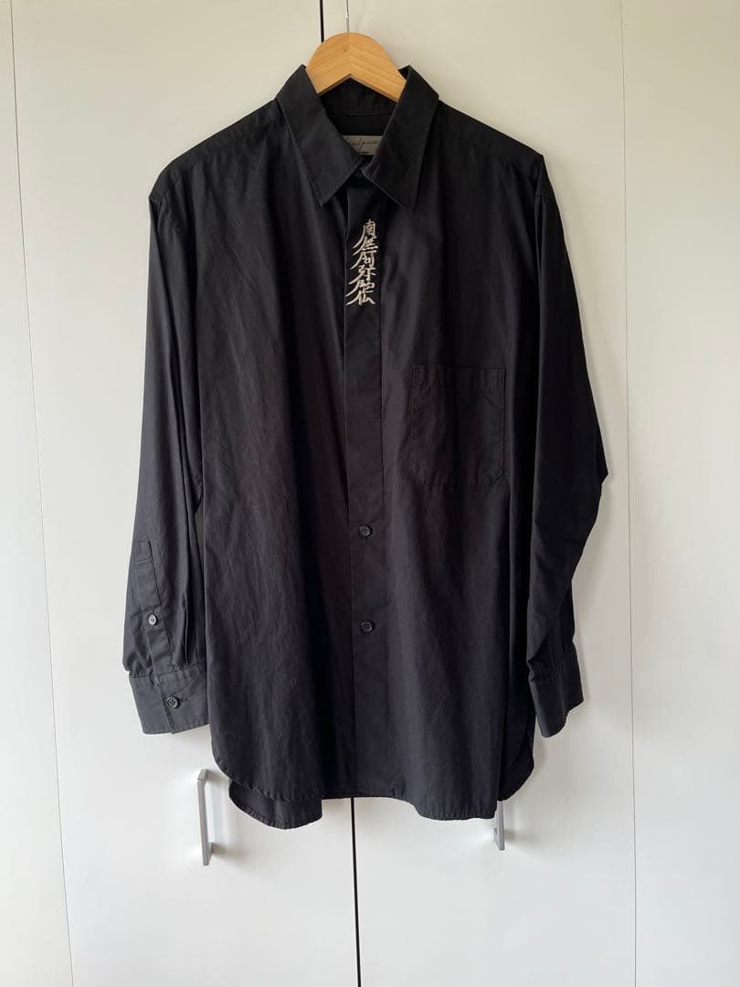 【11日まで出品】yohjiyamamoto 18ss 南無阿弥陀コットンシャツ