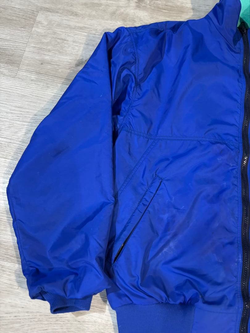 PatagoniaUSA製ナイロン×フリースジャケット ターコイズ M#280