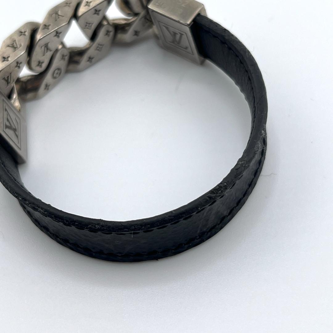 【美品】ルイヴィトン ブラスレ モノチェーン ブレスレット エクリプス