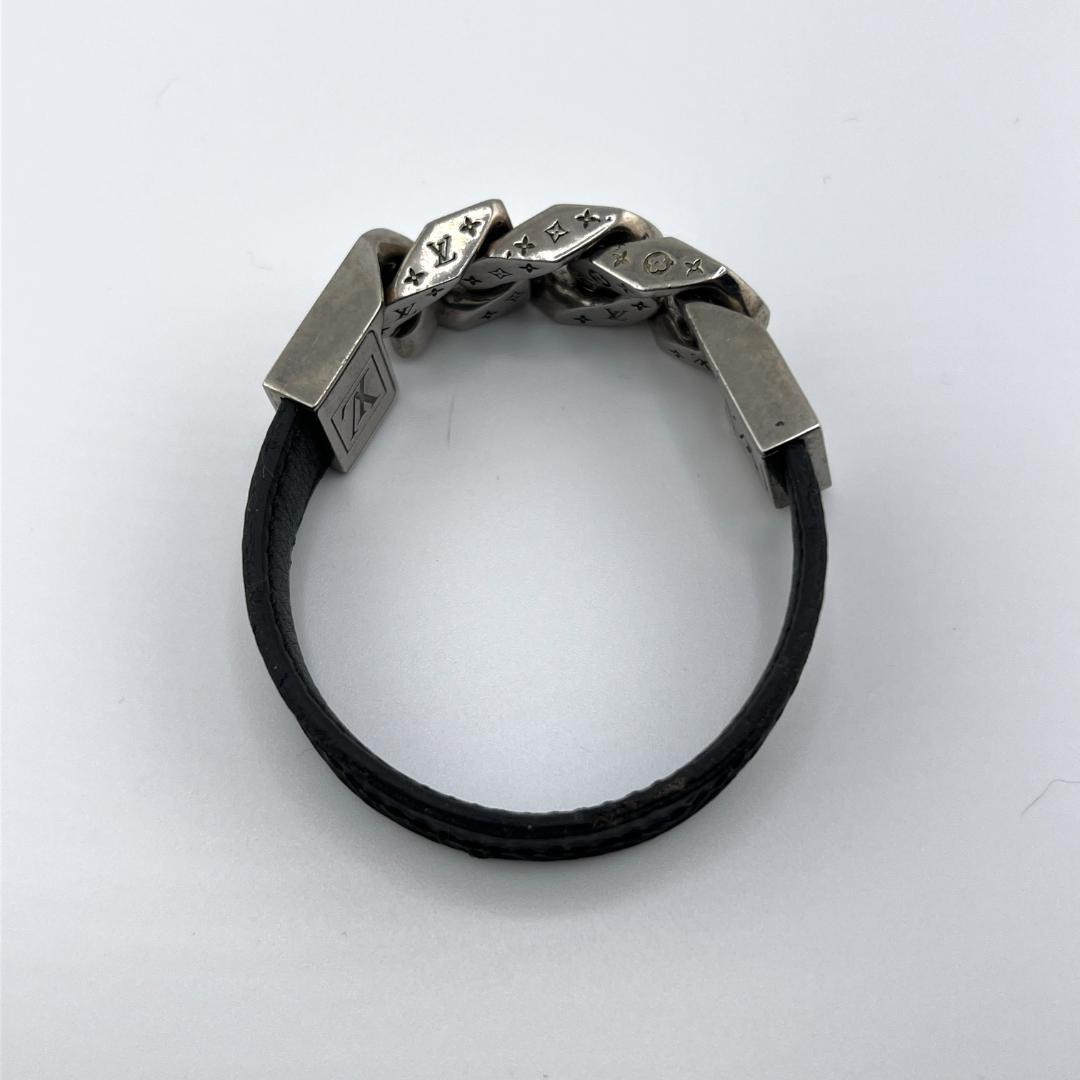 【美品】ルイヴィトン ブラスレ モノチェーン ブレスレット エクリプス
