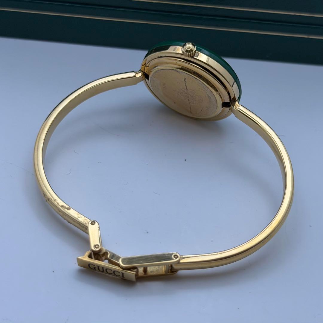 動作未確認　デッドストック　グッチ　チェンジベゼル　クォーツ　ベゼル11個付