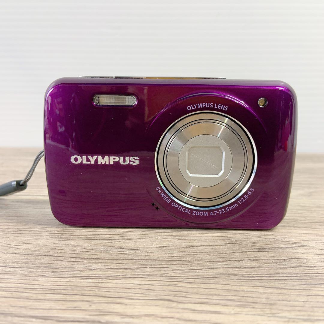 OLYMPUS VH-210 パープル 14MP 5倍ズーム　デジカメ