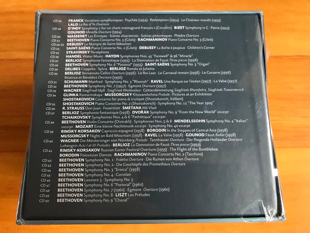 クリュイタンス　完全録音 65CD 新品未開封