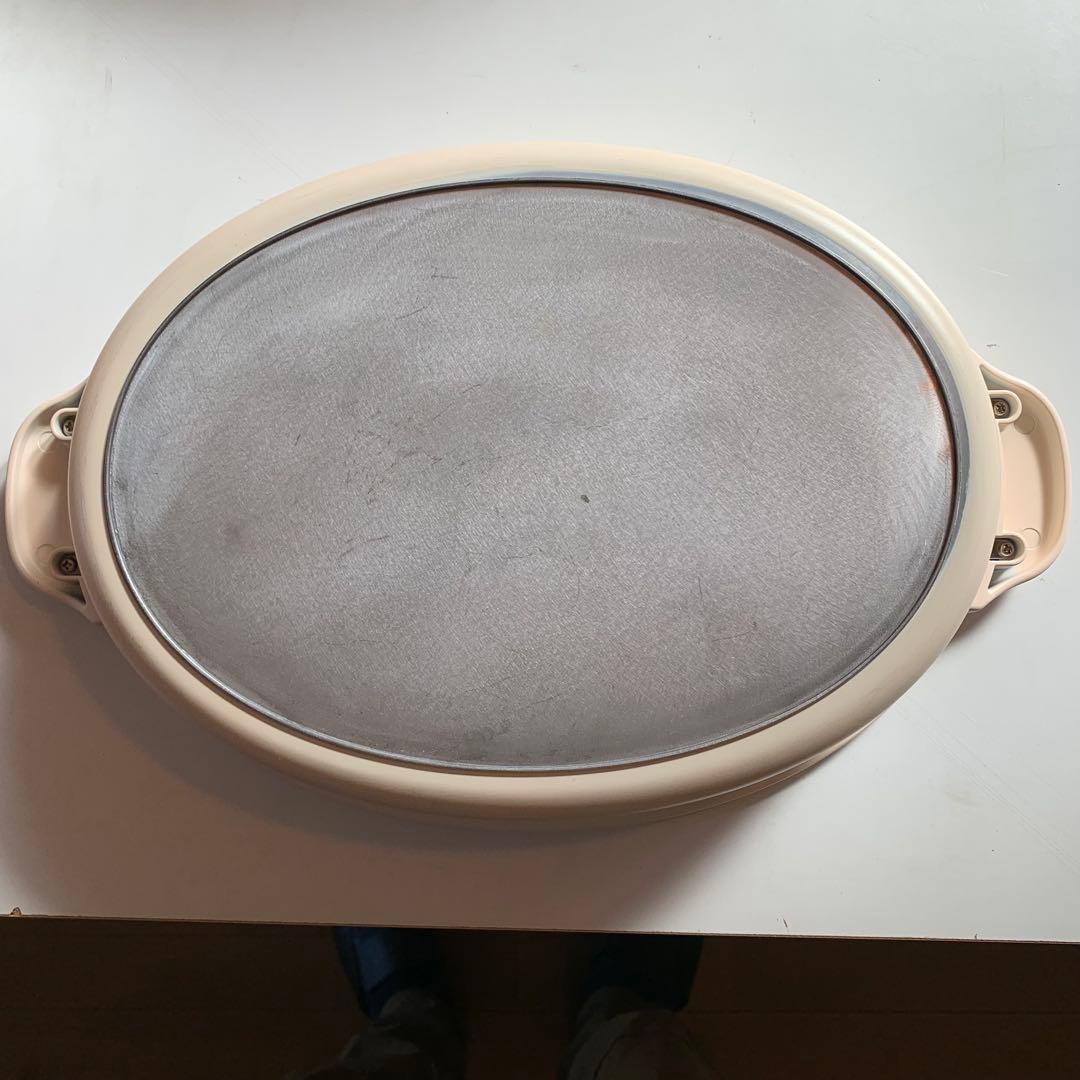 BRUNO　オーバルホットプレートBOE053　４種類のプレート、鍋